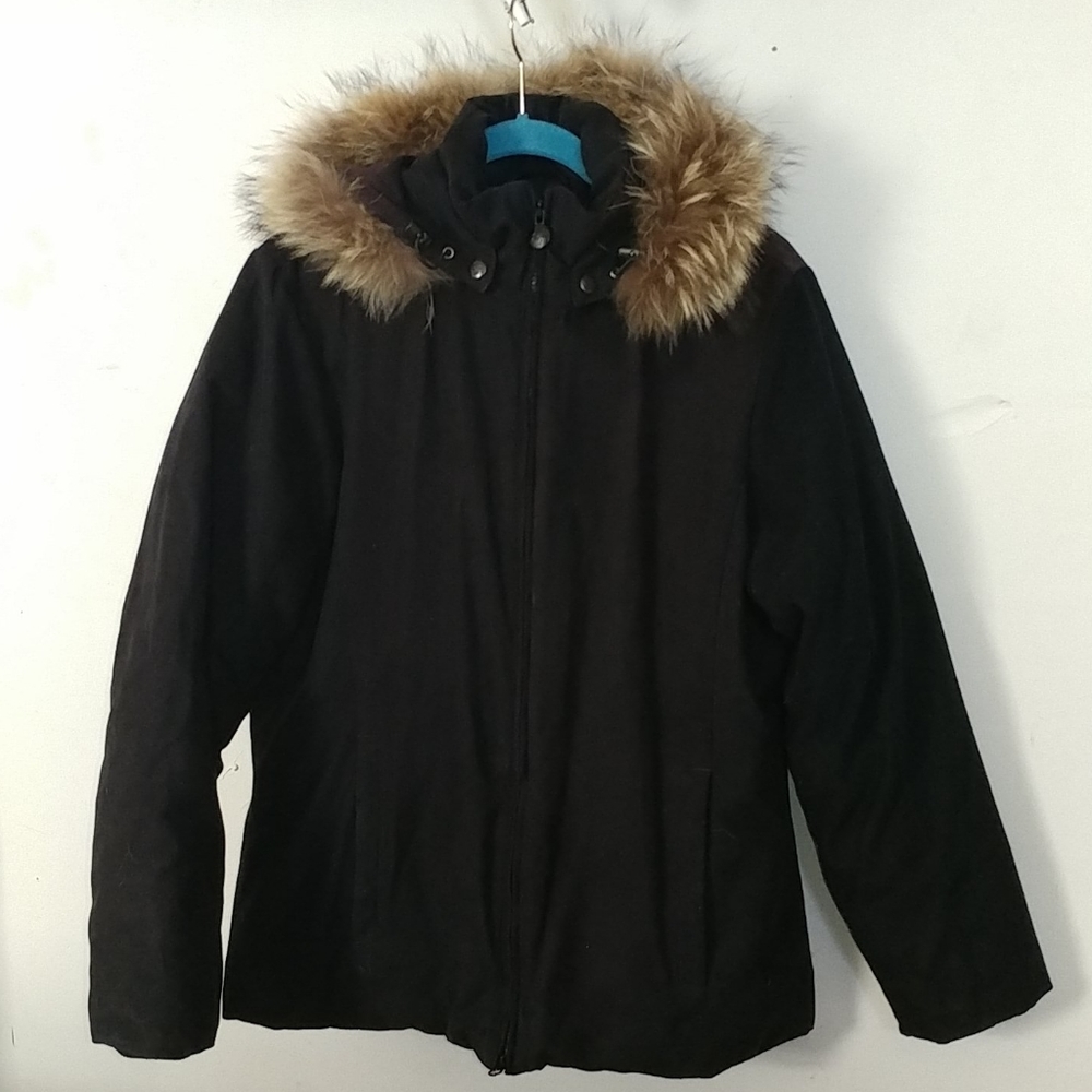 Fur and Down Coat